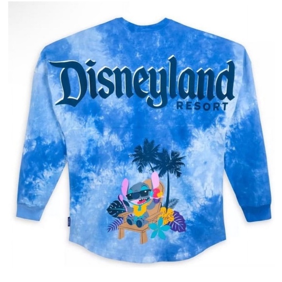Disney Parks Disneyland Stitch Tye Dye Spirit Jersey size medium - Picture 1 of 5